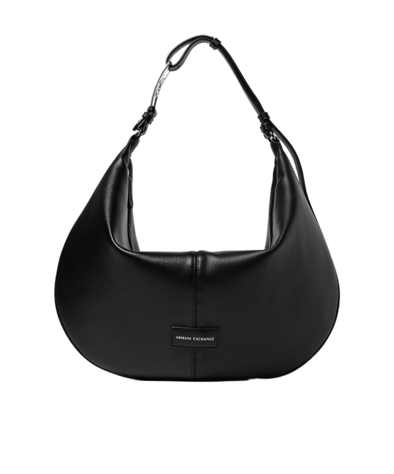Armani Exchange Logo-detail Shoulder Bag In Black
