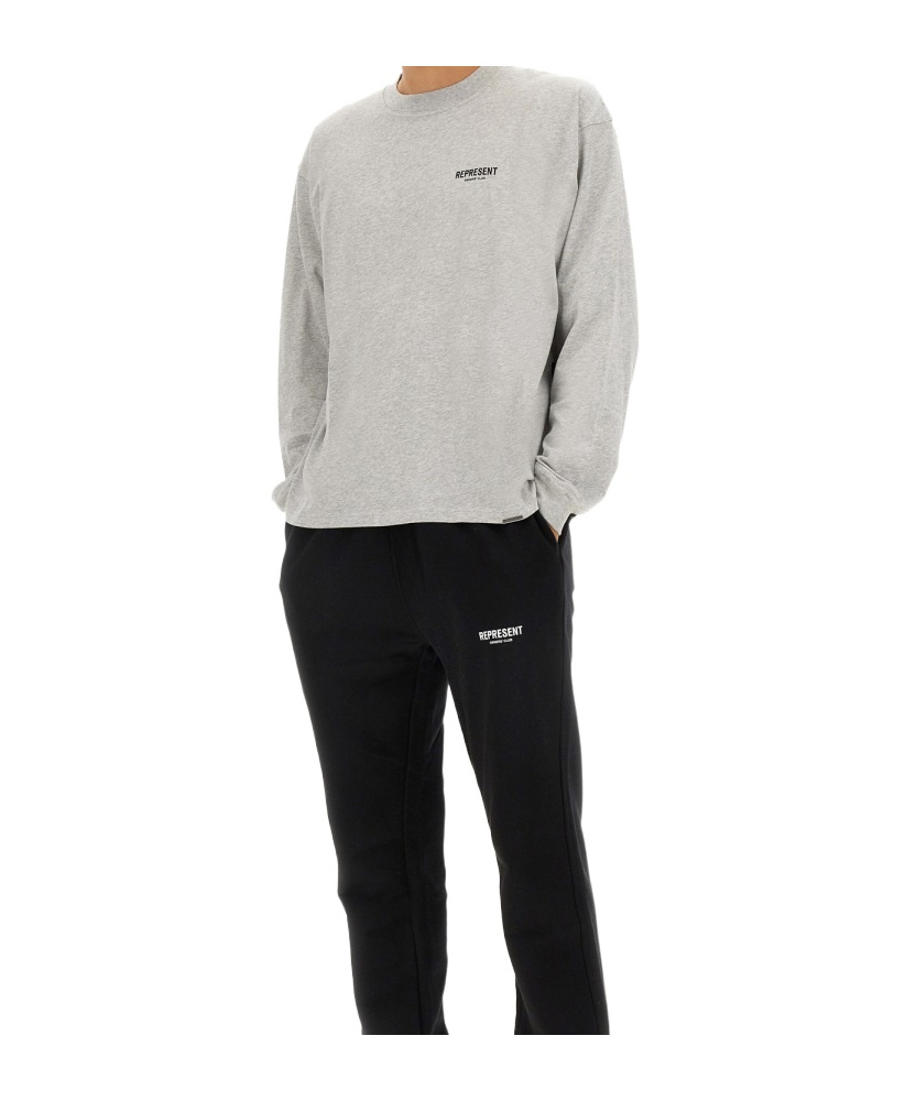 Represent Sweatshirt With Logo In Gray
