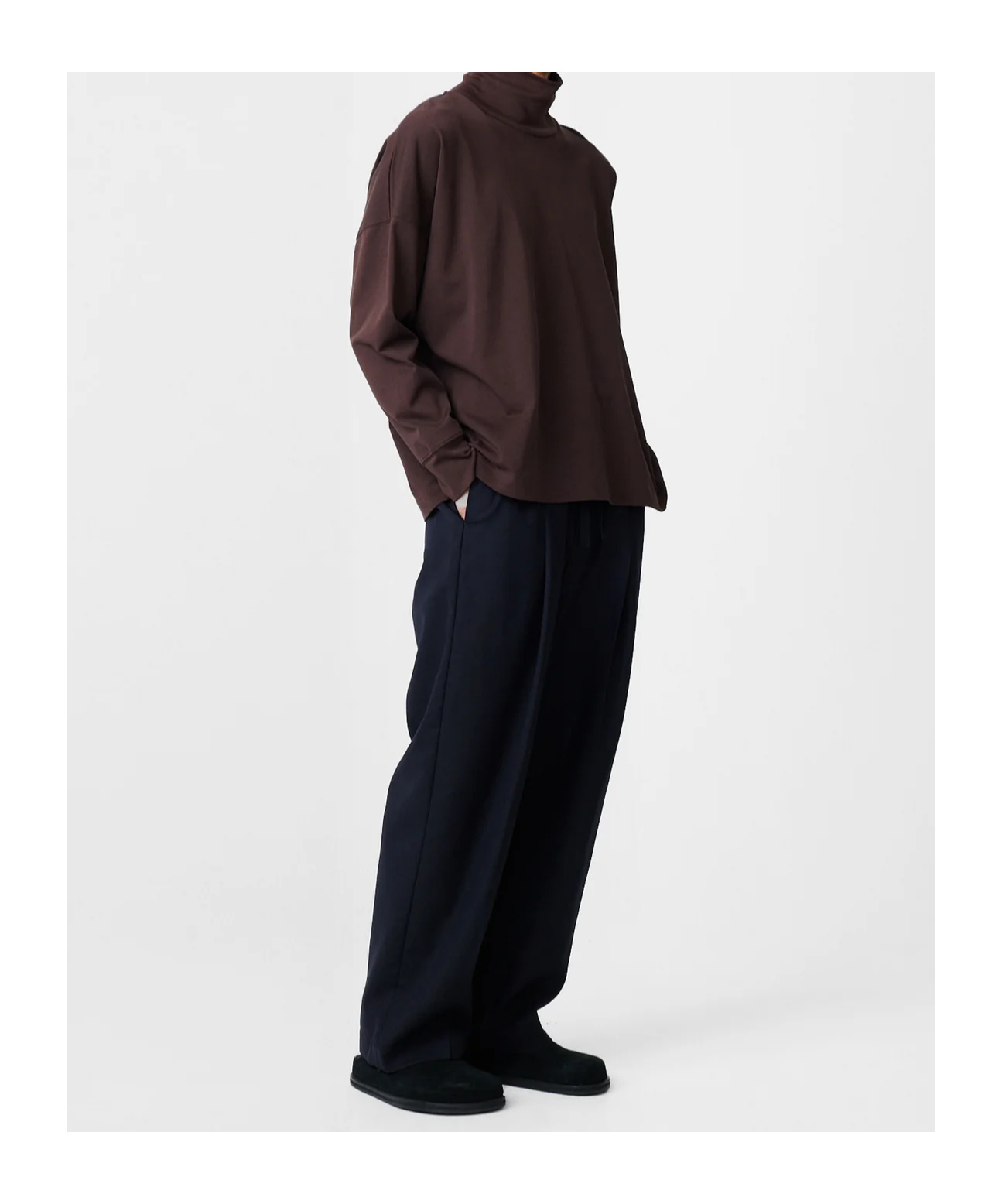 Studio Nicholson Wool Pant In Black