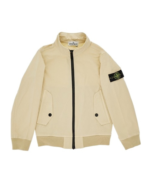 Stone Island Long Sleeve Casual Jacket In Nude
