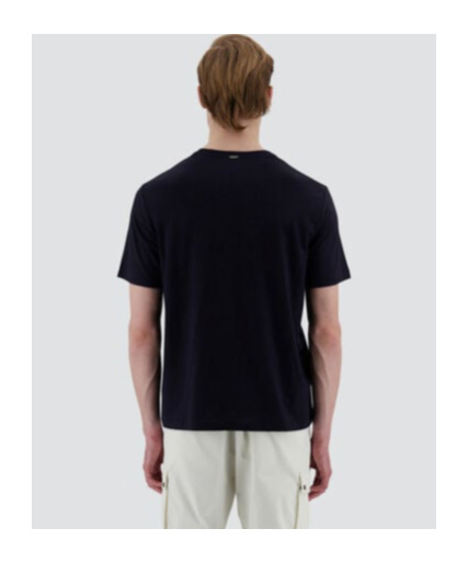 Herno T-shirt In Superfine Cotton Stretch And Light Scuba In Multi