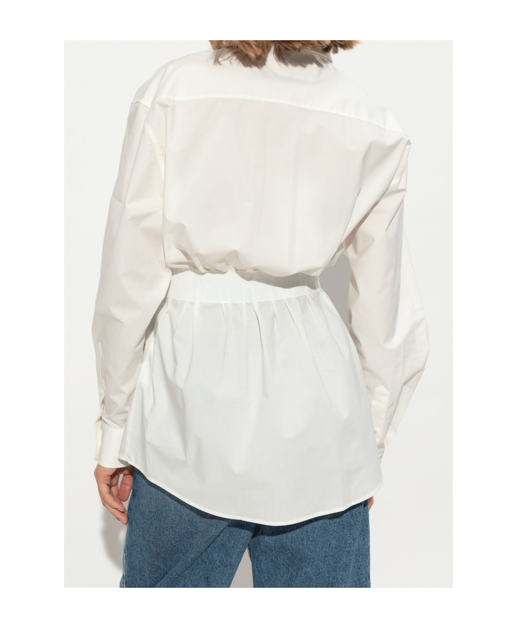 Mm6 Maison Margiela "taped" Shirt In White