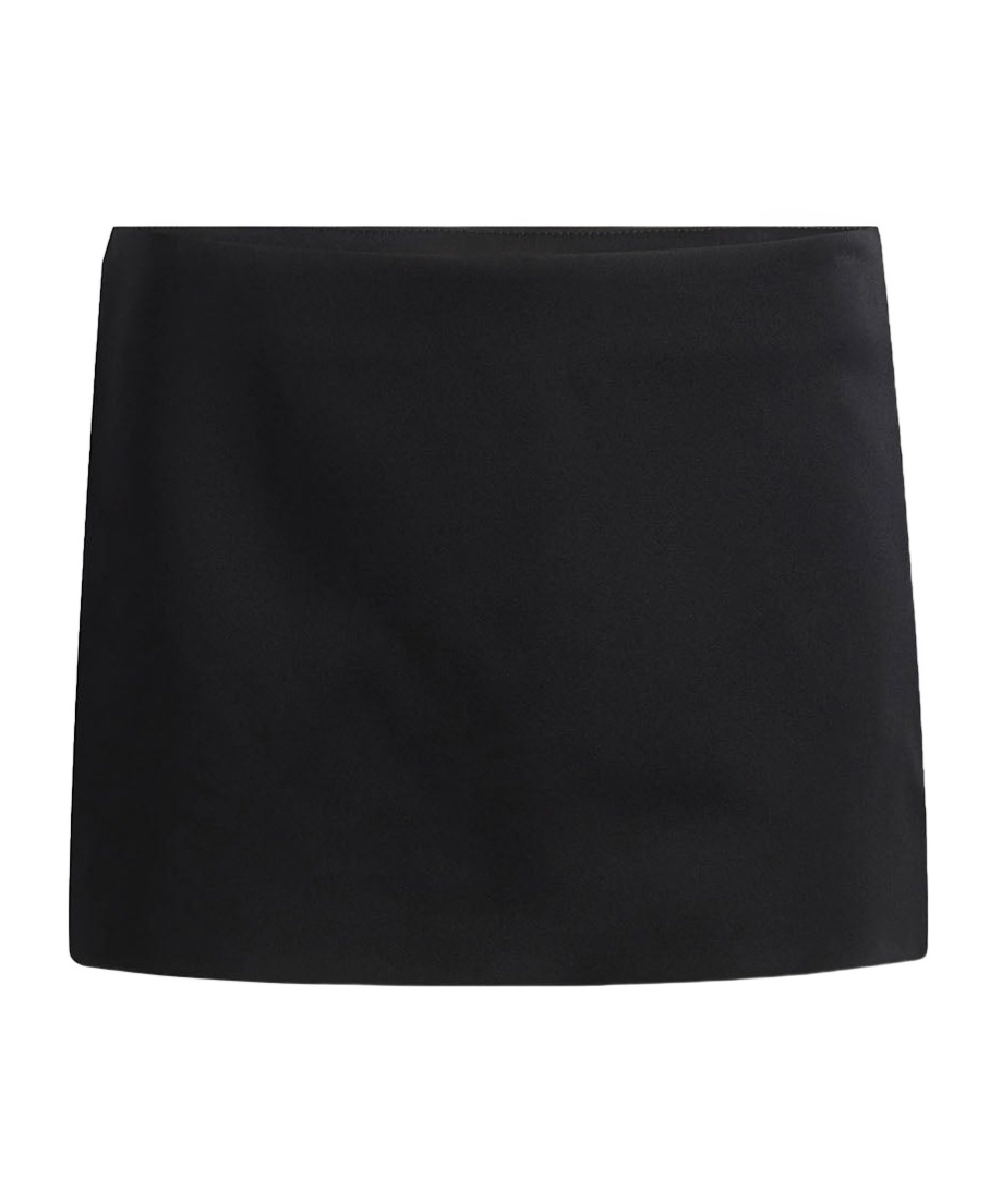 Khaite Jett Mini Skirt In Black