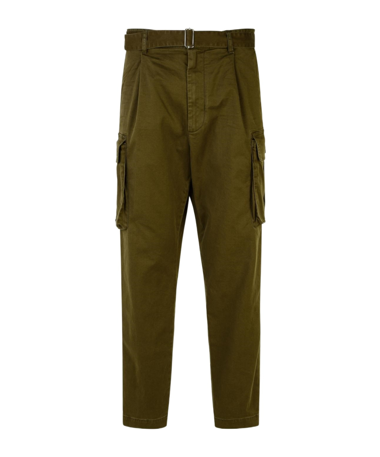Dsquared2 Dark Green Cargo Pants In Brown