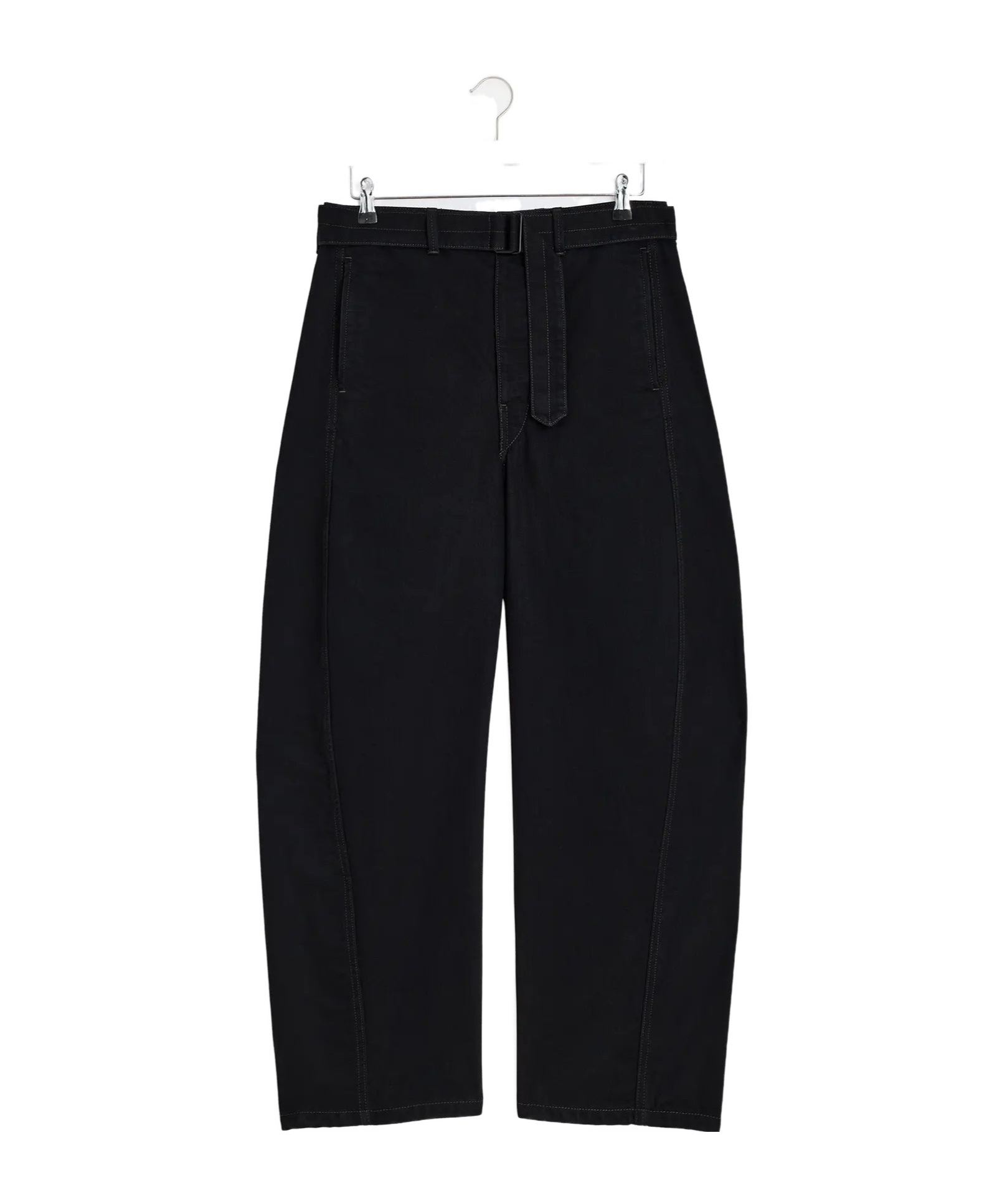 Lemaire Twisted Belt Pants In Black
