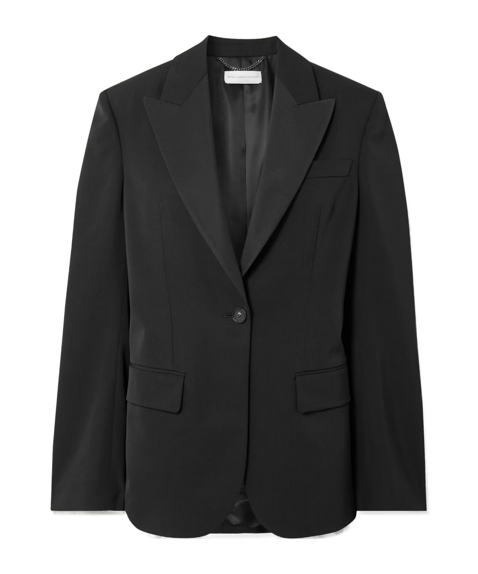 Stella Mccartney Twill Blazer In Black