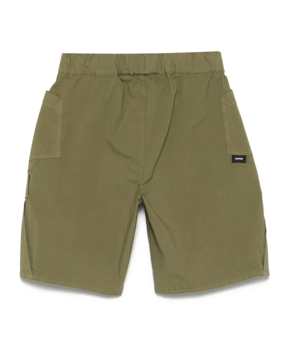 Aspesi Poplin Shorts In Green