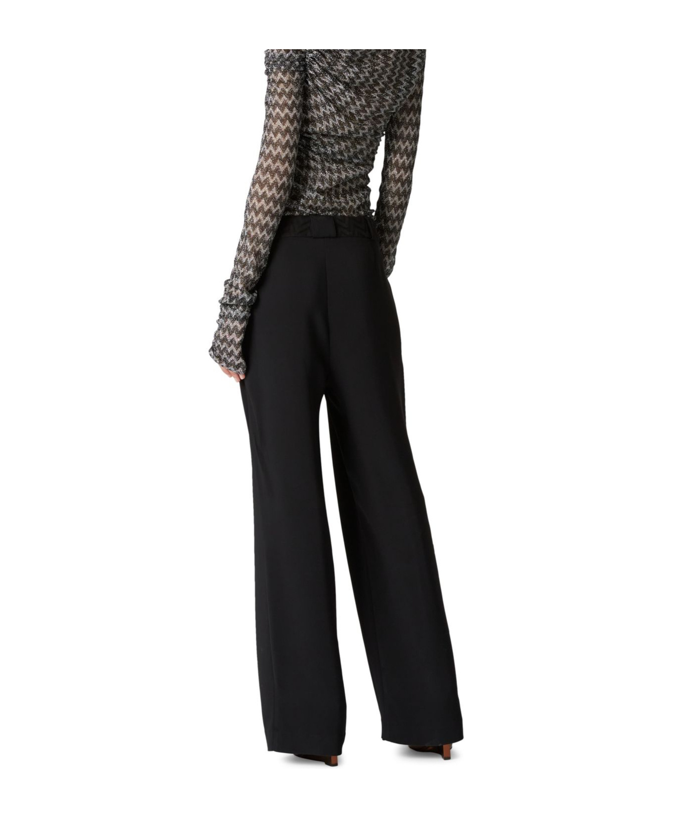 Missoni Belt Loops Slacks In Black