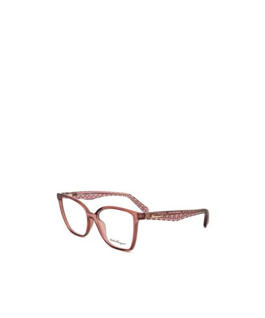 Ferragamo Eyewear Square Frame Glasses In Pink