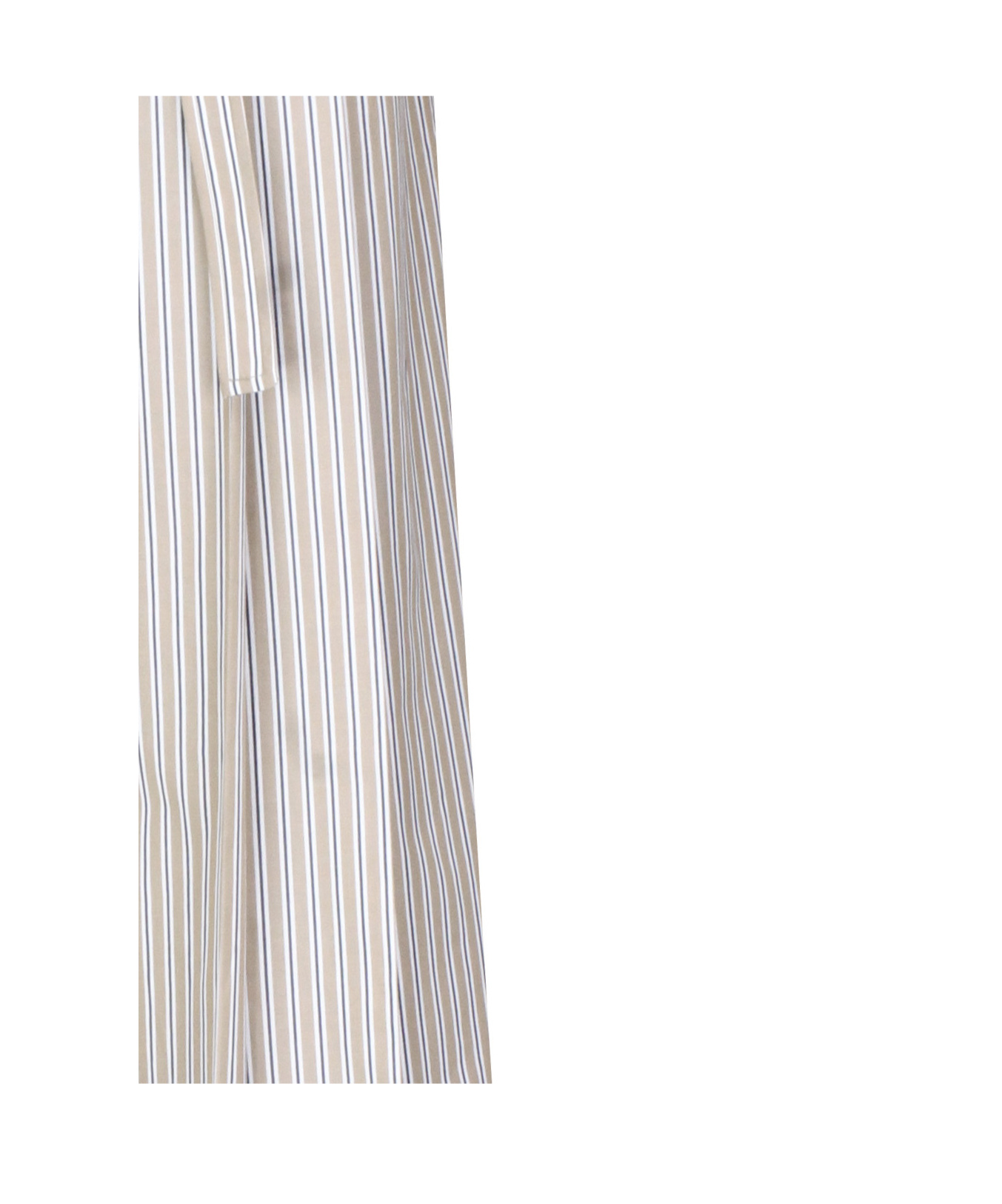 Alberta Ferretti Belt-loop Casual Pants In White