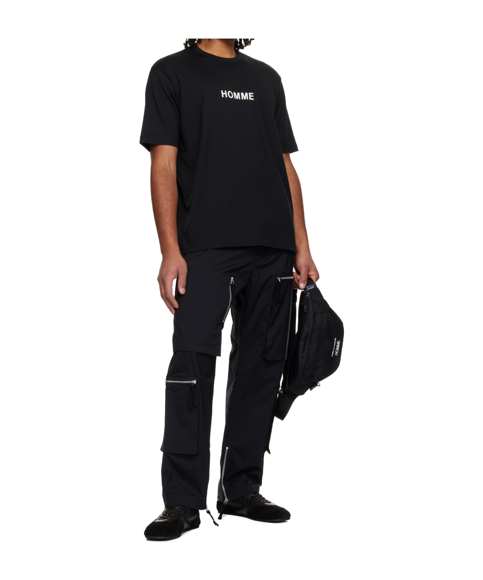 Comme Des Garçons T-shirt Comme Des Garcons Men Color Black In Black