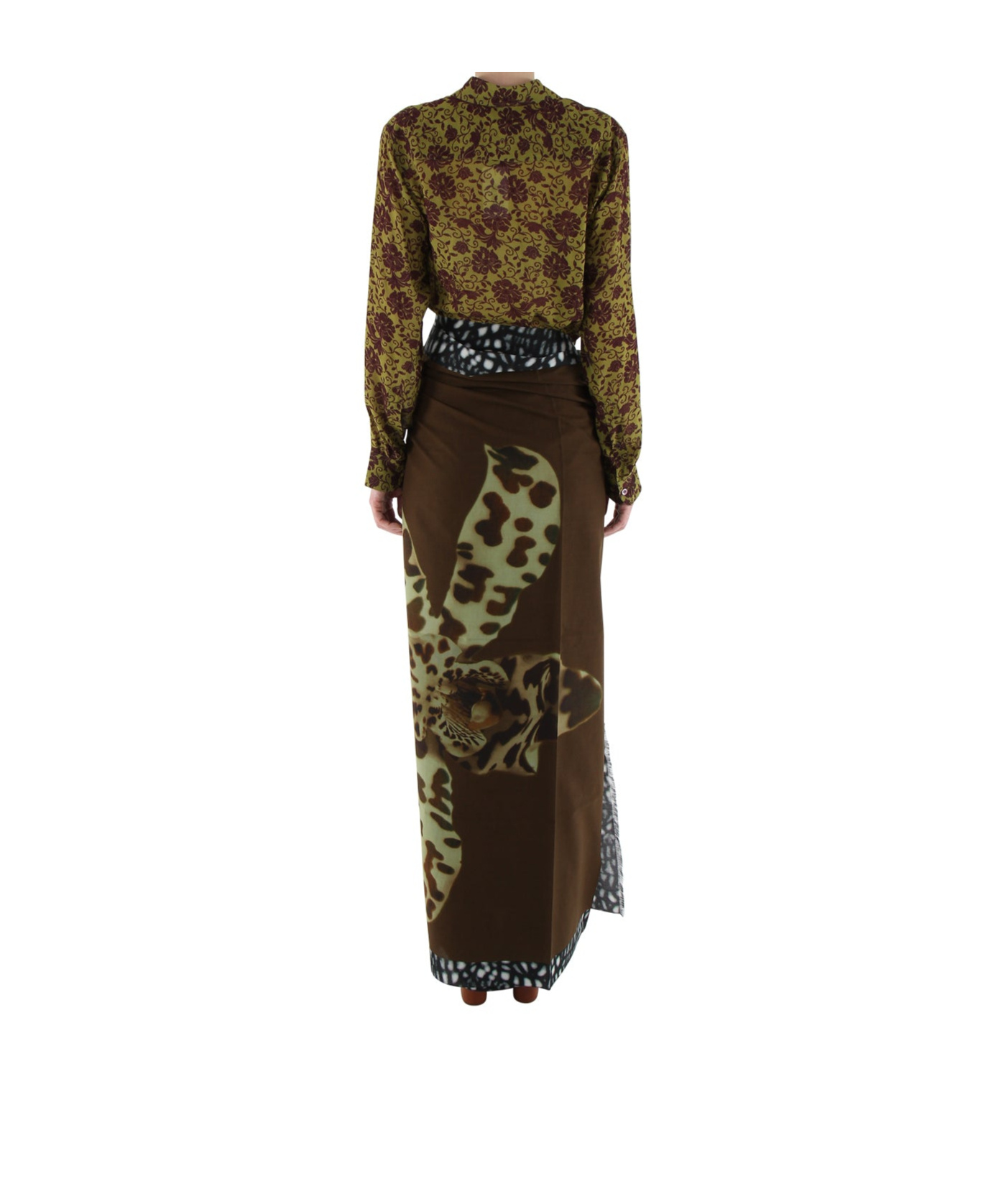 DRIES VAN NOTEN DRIES VAN NOTEN LEOPARD PRINTED SCARF