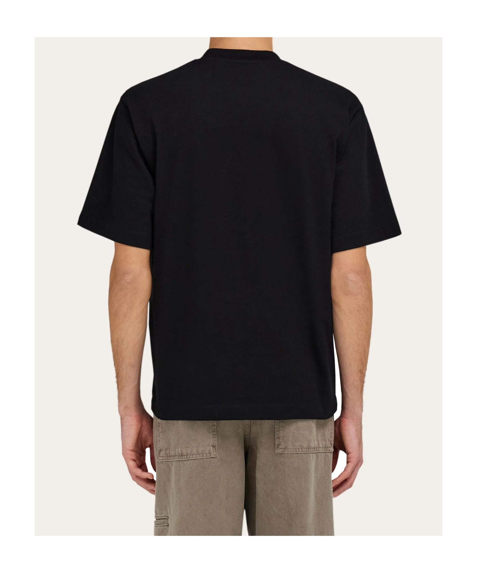 Ferragamo T-shirt With Pocket In Black