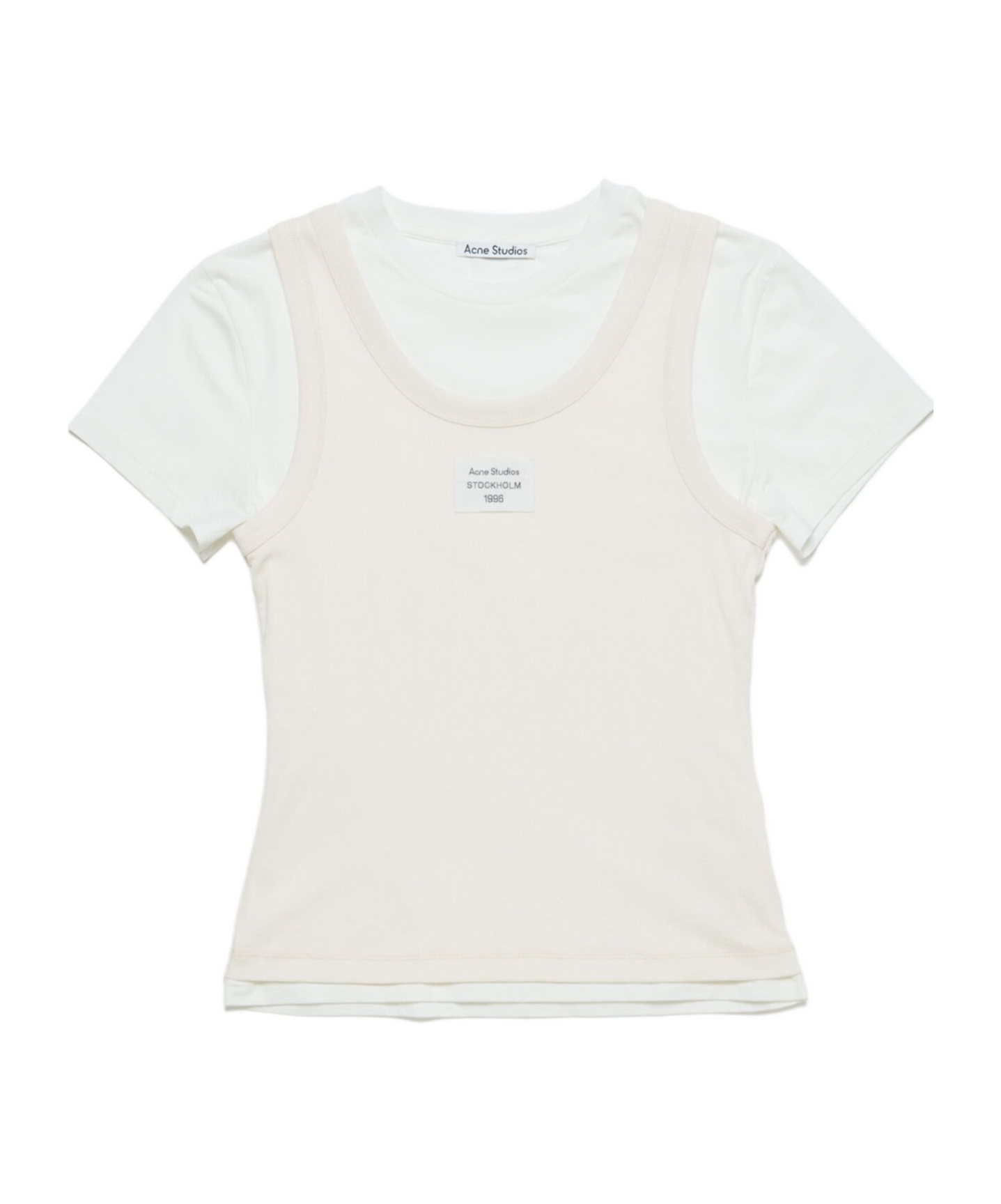 ACNE STUDIOS LOGO-PATCH T-SHIRT
