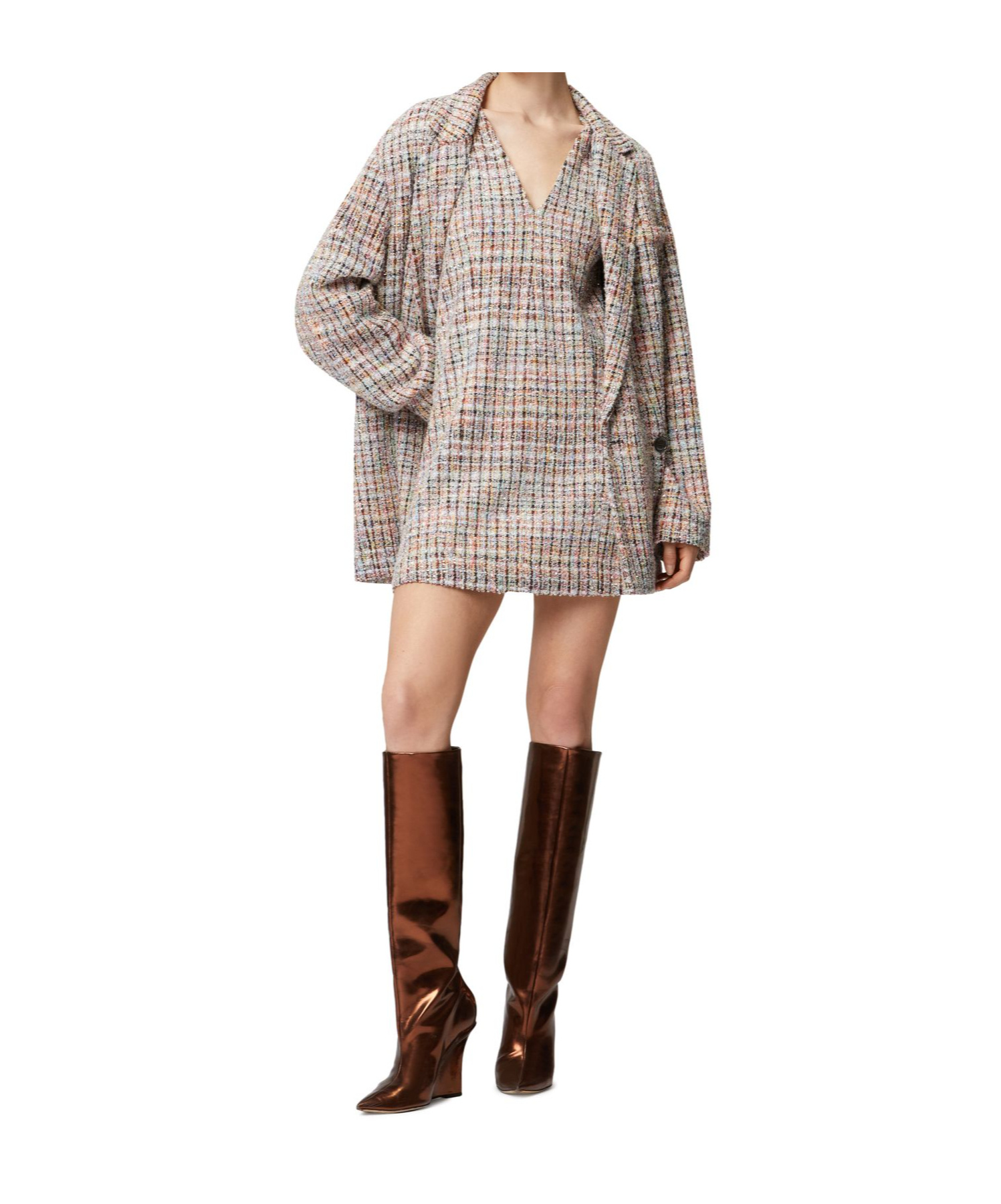 Missoni Sleeveless Dress In Nude