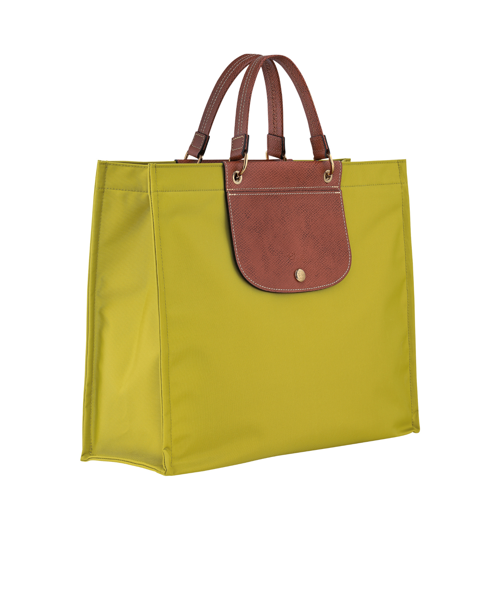 Longchamp Double-handle Handbag In Yellow