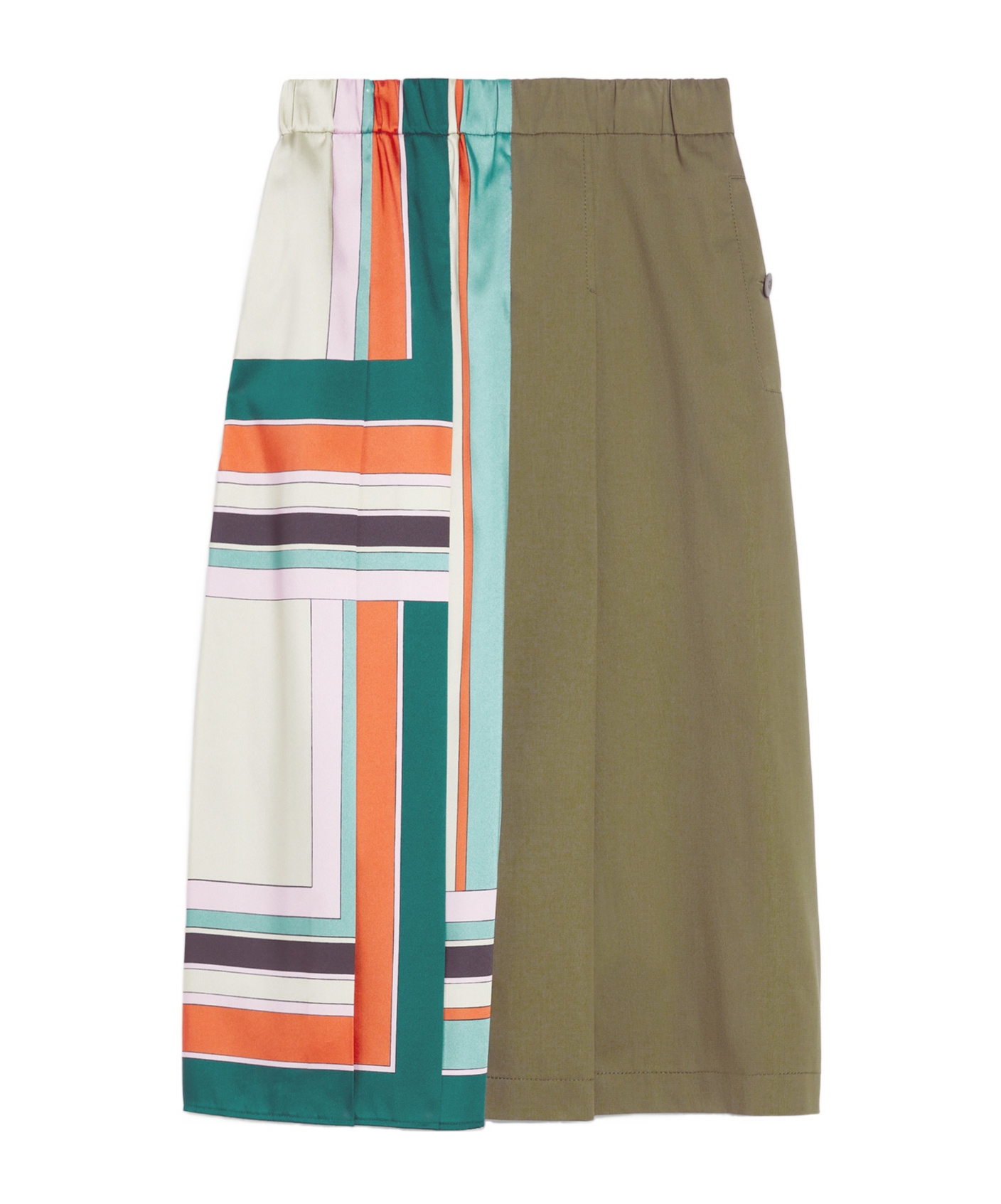 Weekend Max Mara Women's Lallo Skirt Khaki | Size 42 | 2515101031600002 In Brown