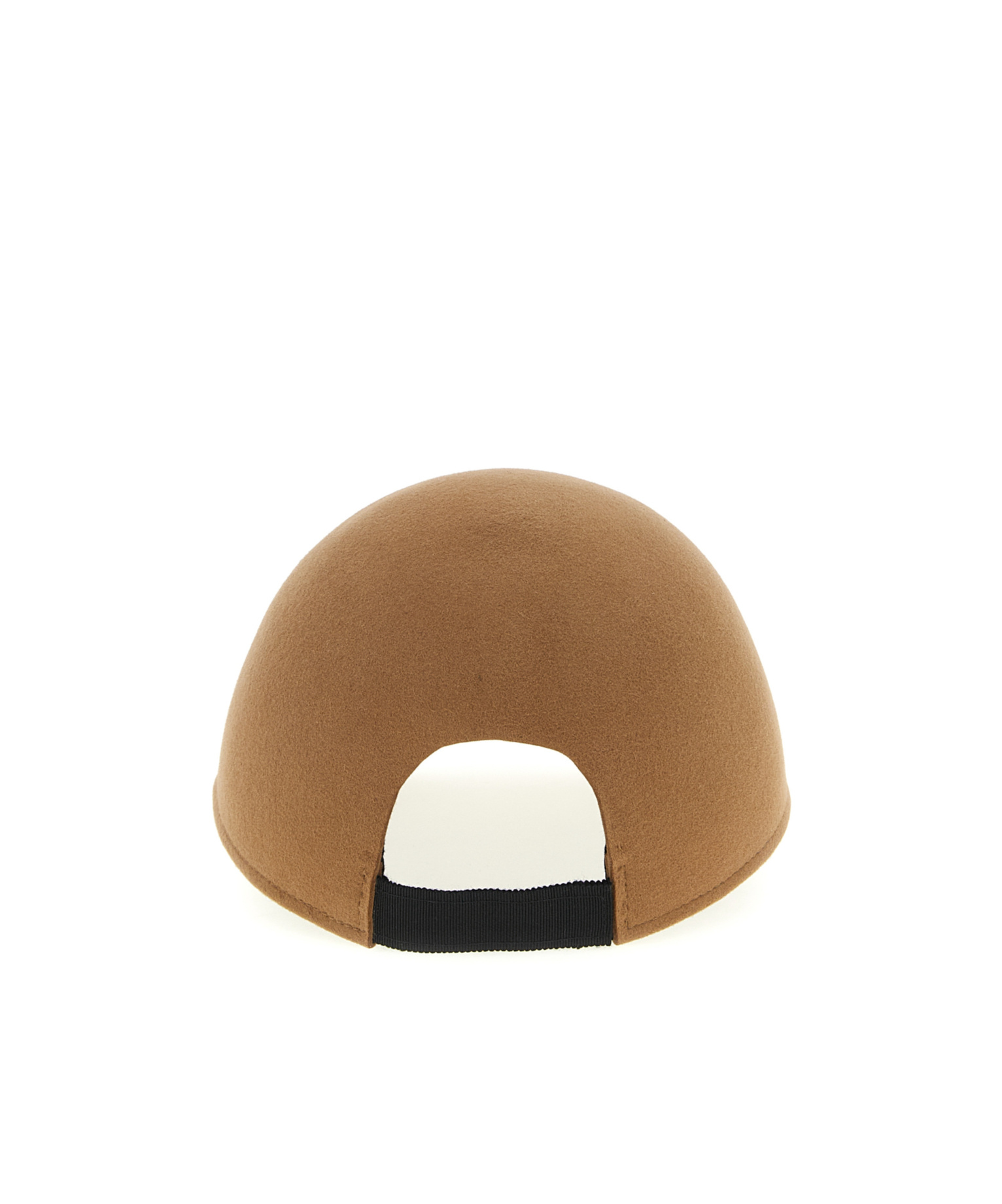 Maison Michel Cap Featuring A Curved Brim Design In Brown