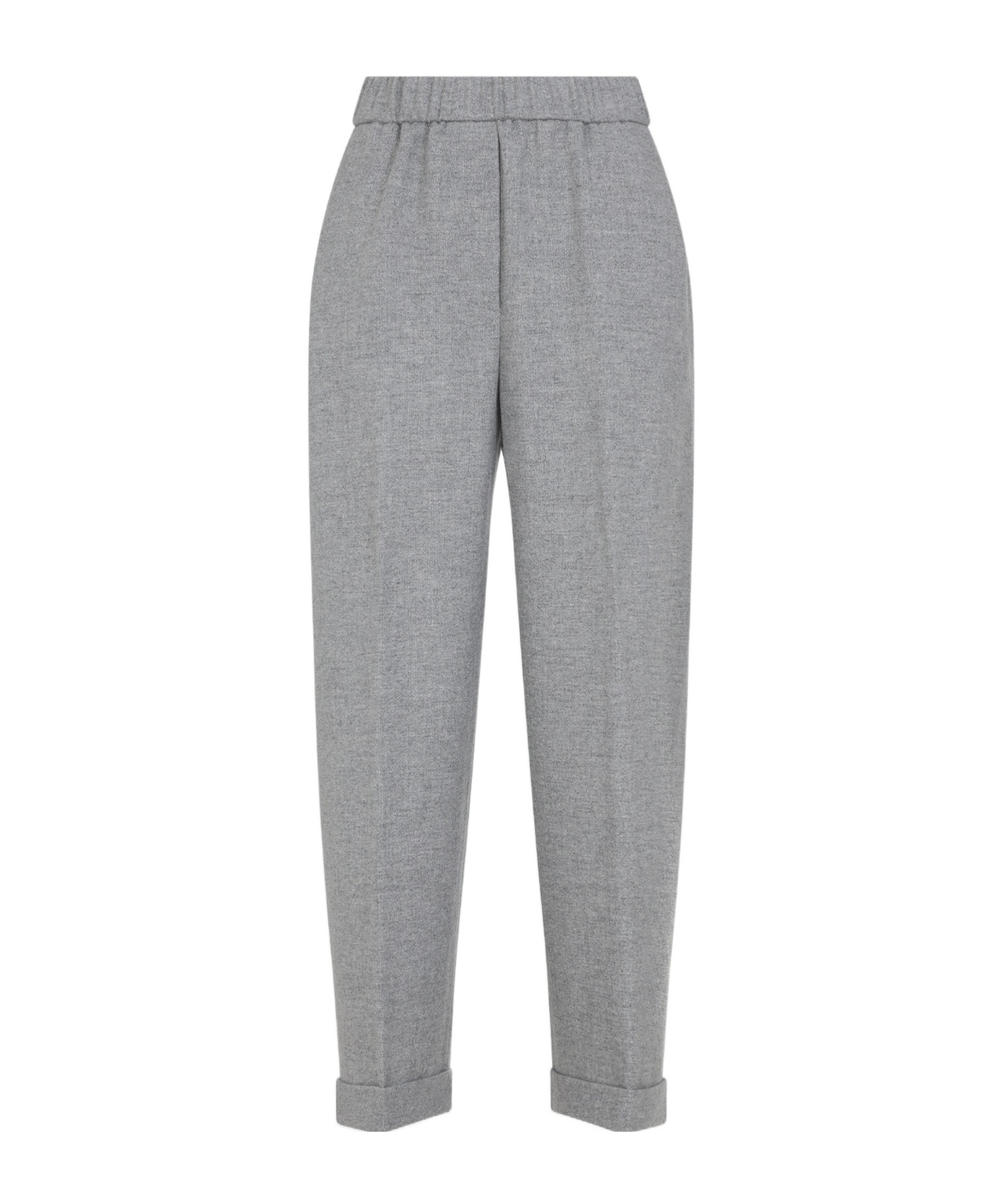 Peserico Punto Luce-trim Trousers In Gray