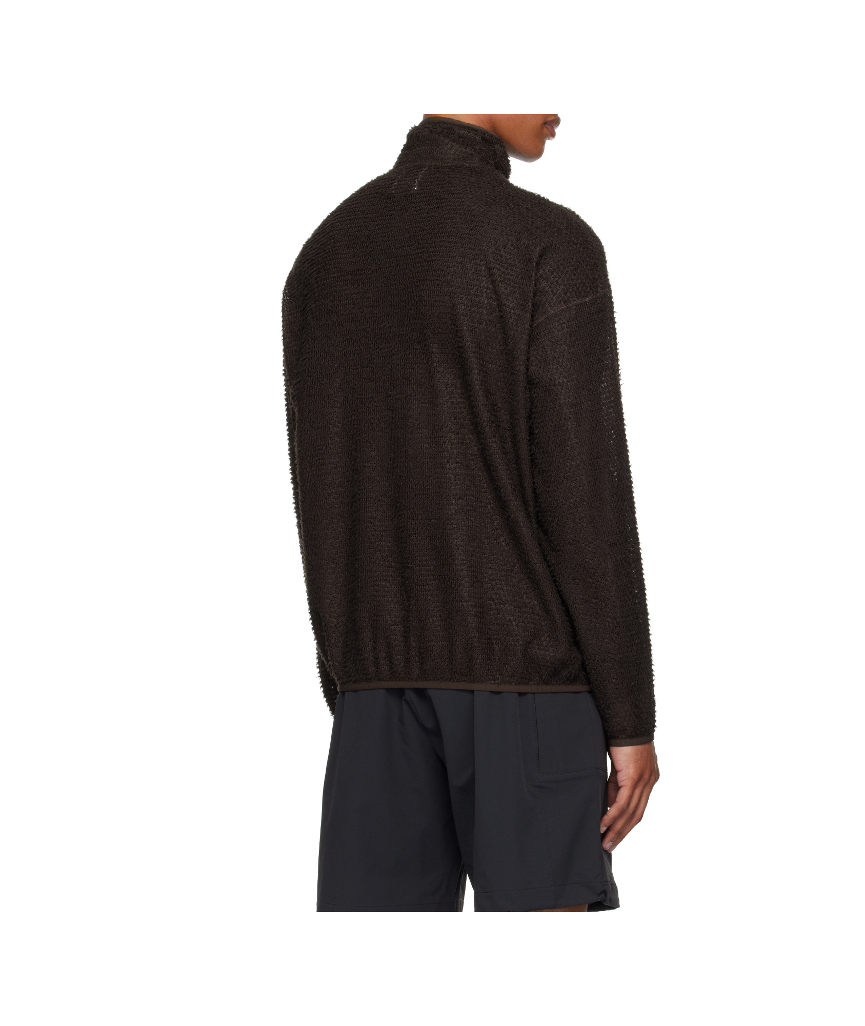 Roa Alpha Direct Half Zip Sweater In Brown