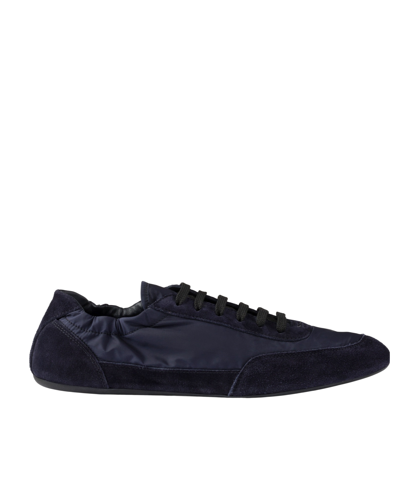 Prada Collapse Sneaker Aus Re-nylon Und Wildleder In Blue