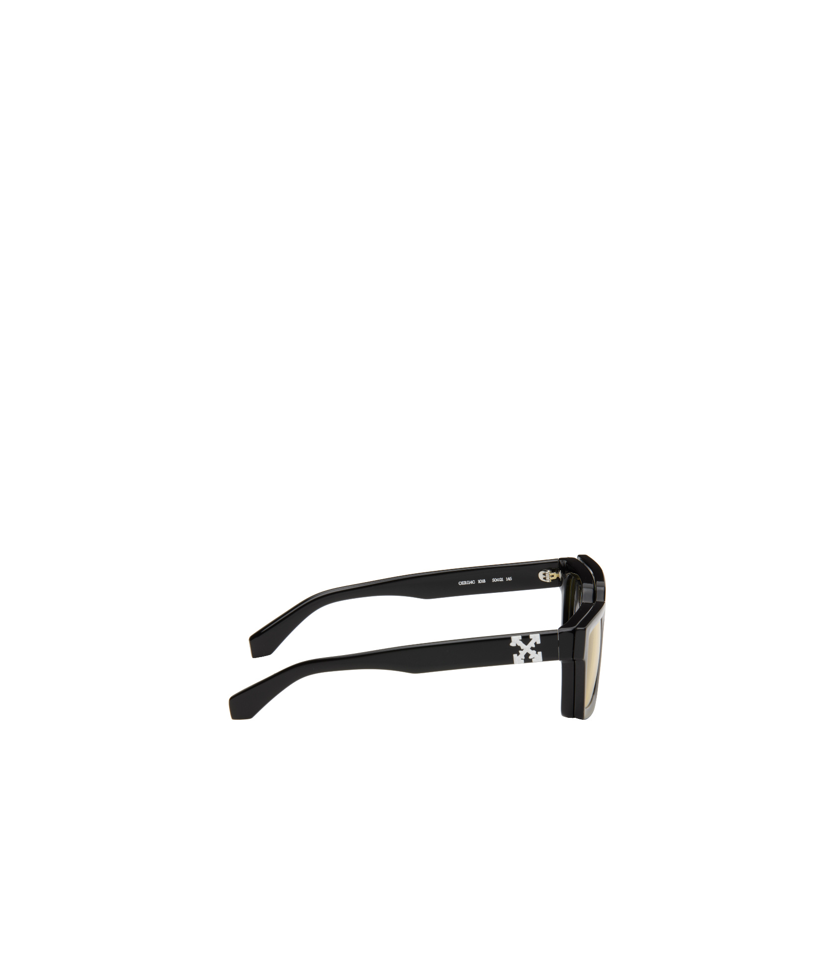 Off-white Full Frame Sunglasses In Yellow