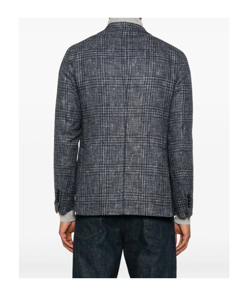 Tagliatore Checked Wool Blazer