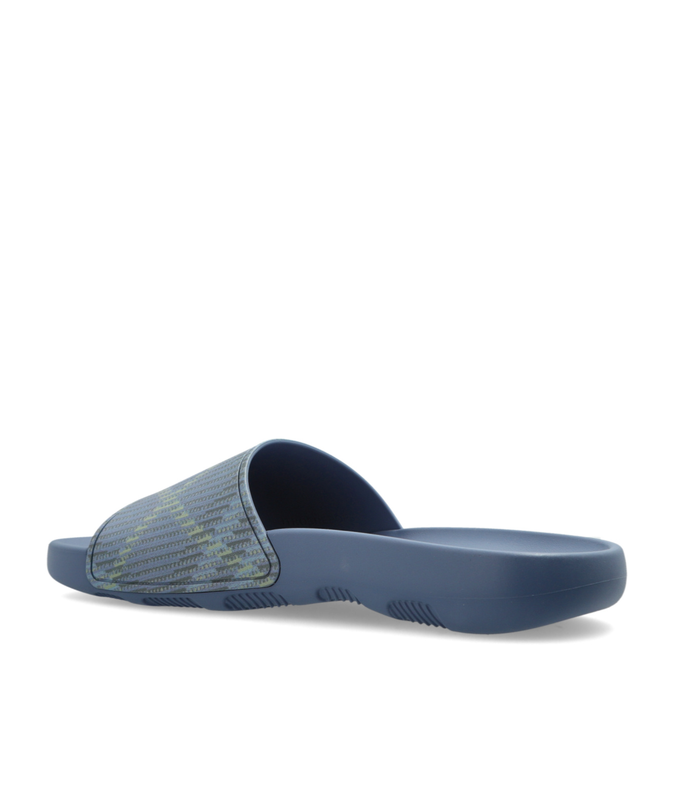 Burberry Round Toe Slippers In Blue