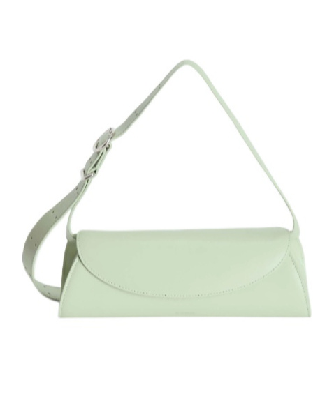 Jil Sander Small Cannolo Tote Bag In Green