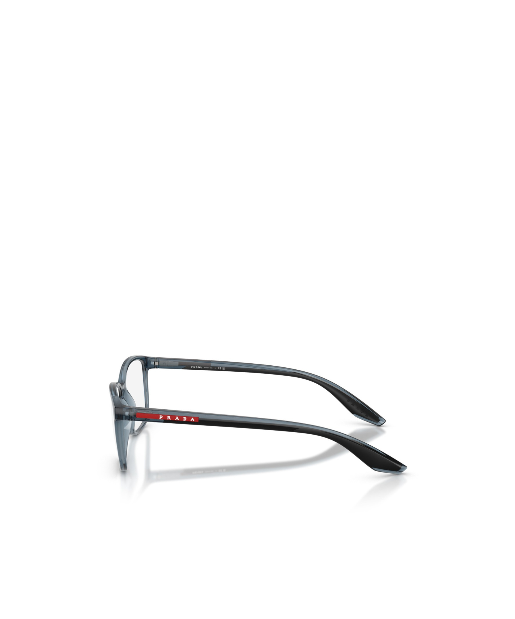 Prada Full Frame Plain Mirror In Gray