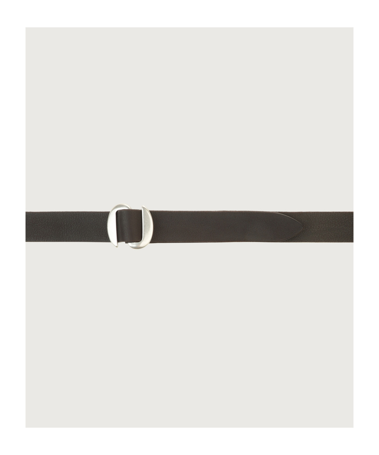 Orciani Suede Double Brown Belt In Brown