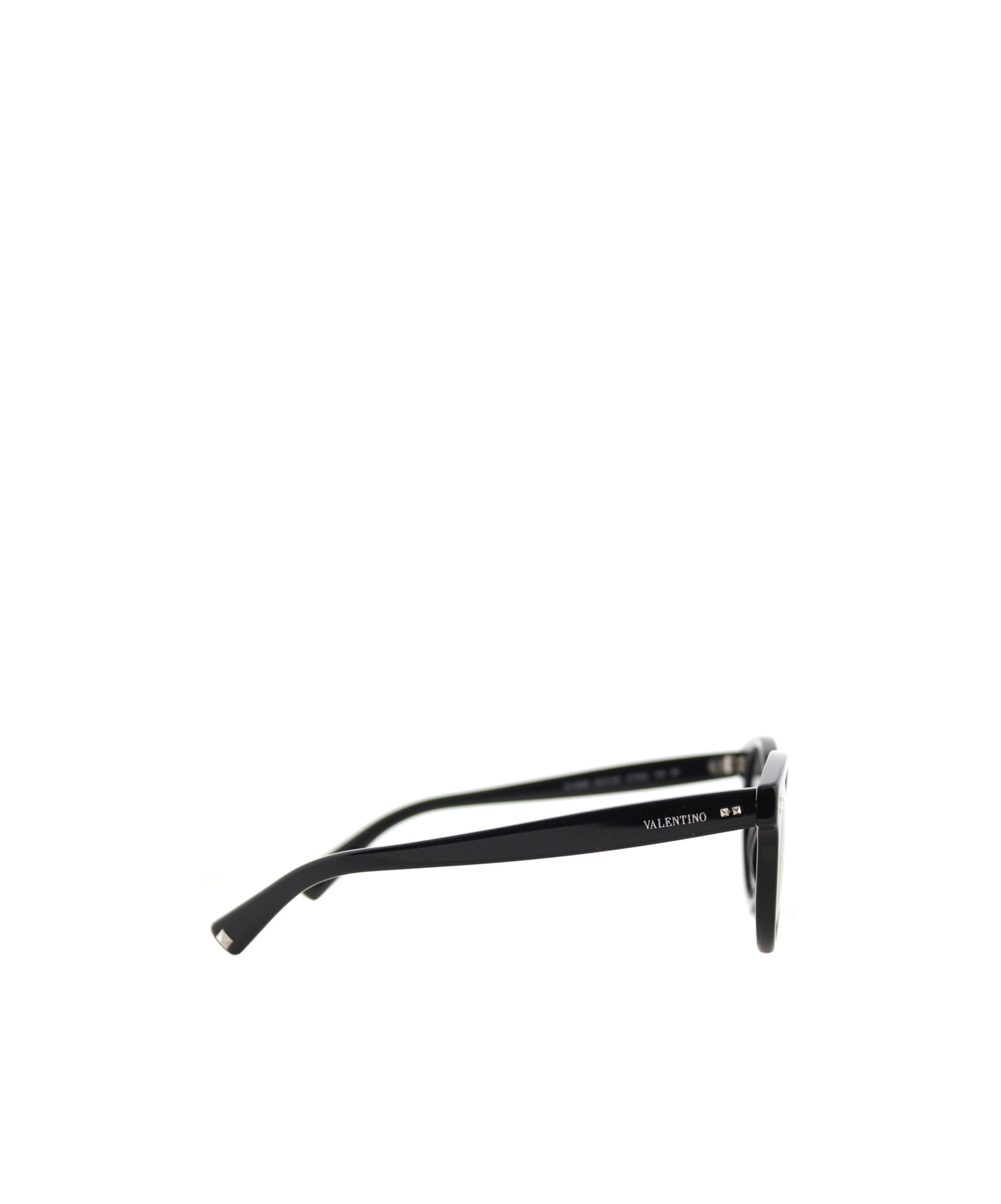 Valentino Logo Sunglasses In Black
