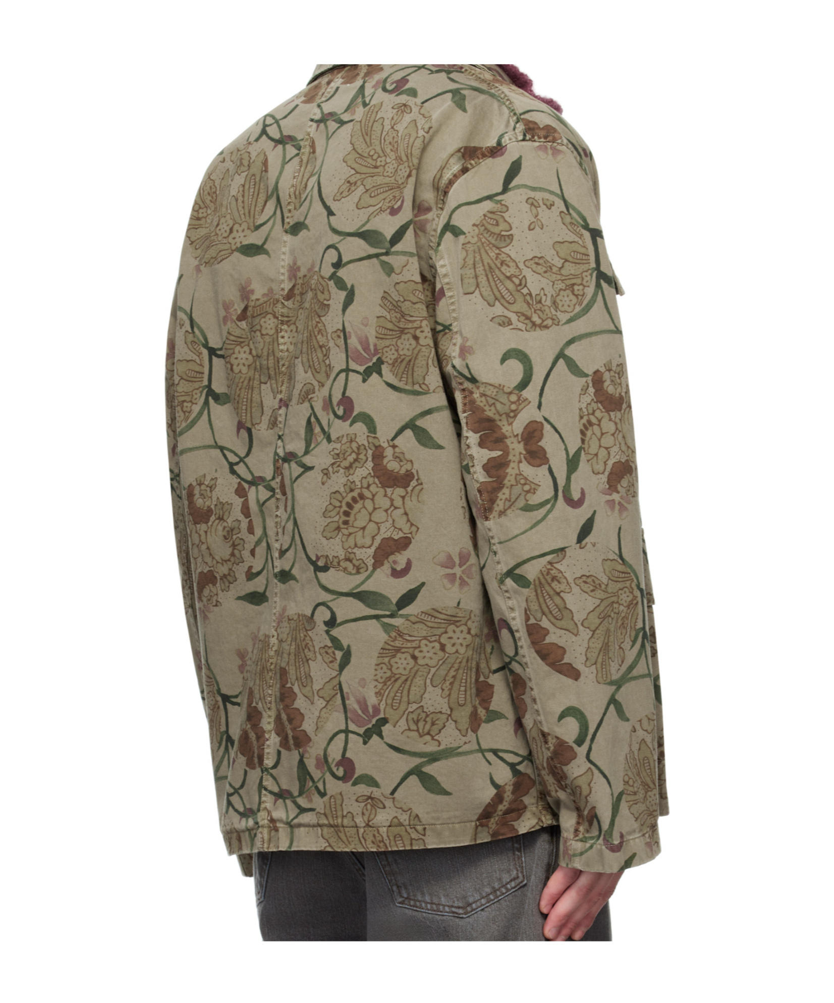 Our Legacy Khaki Uniform Jacket In Gray