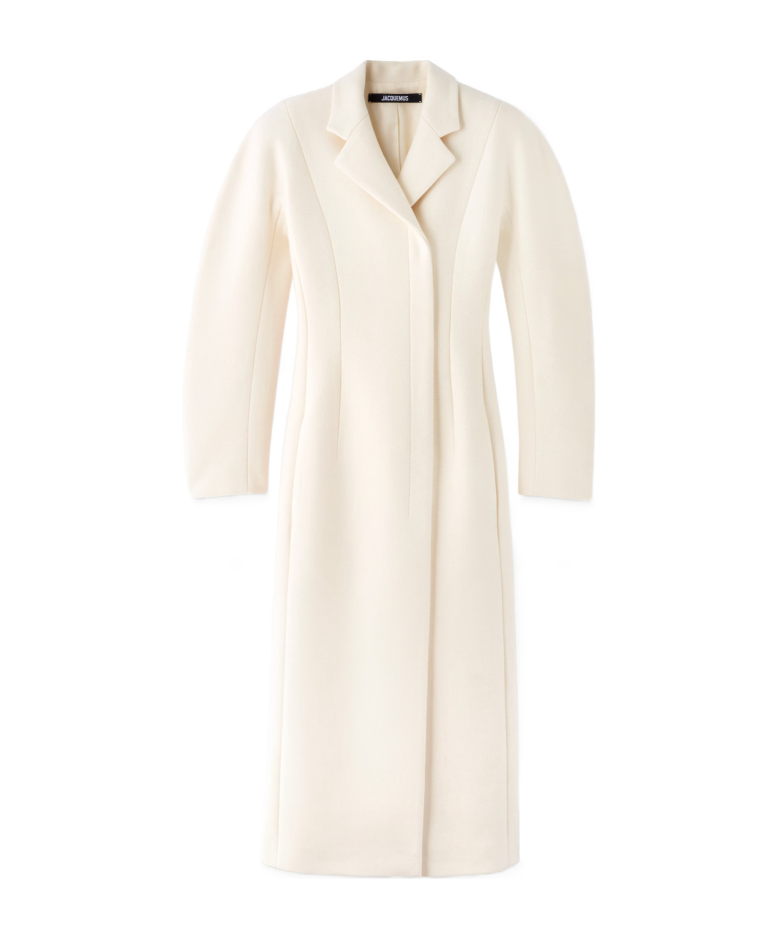 Jacquemus The Curvo Coat In White