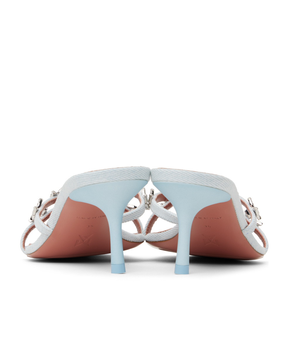 AMINA MUADDI DEBORA 60 CROSS-STRAP HIGH-HEELED SANDALS 