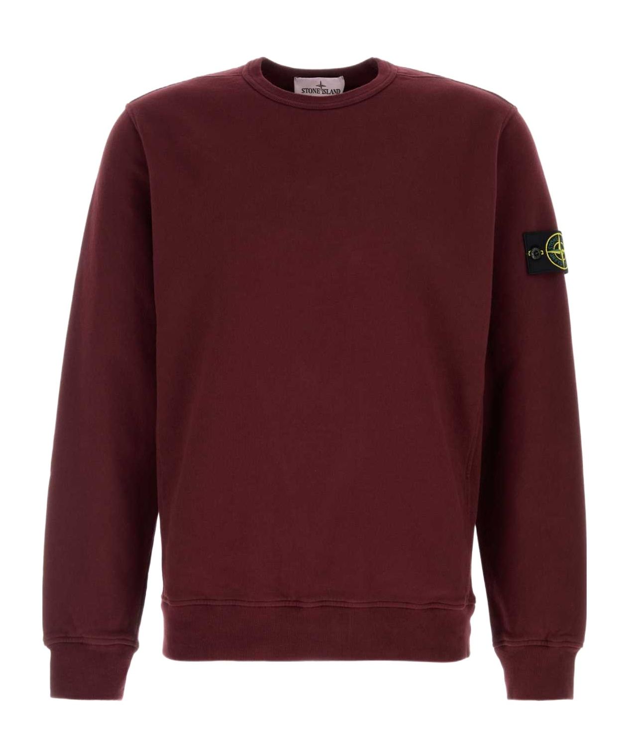 Stone Island Long-sleeved Sweatshirt In Brown
