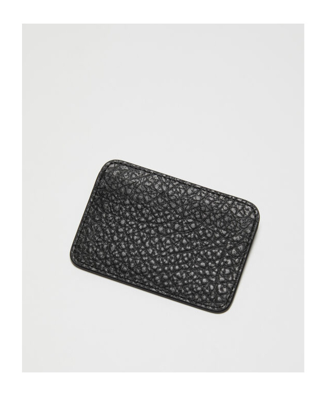 ACNE STUDIOS LOGO-PRINT LEATHER CARDHOLDER 