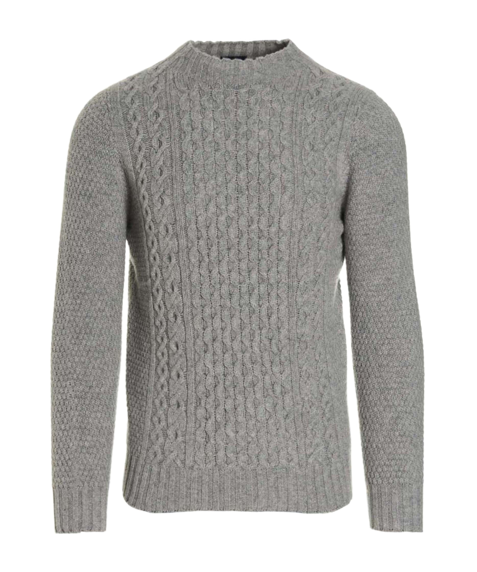 Drumohr Turtle Neck Sweater In Gray