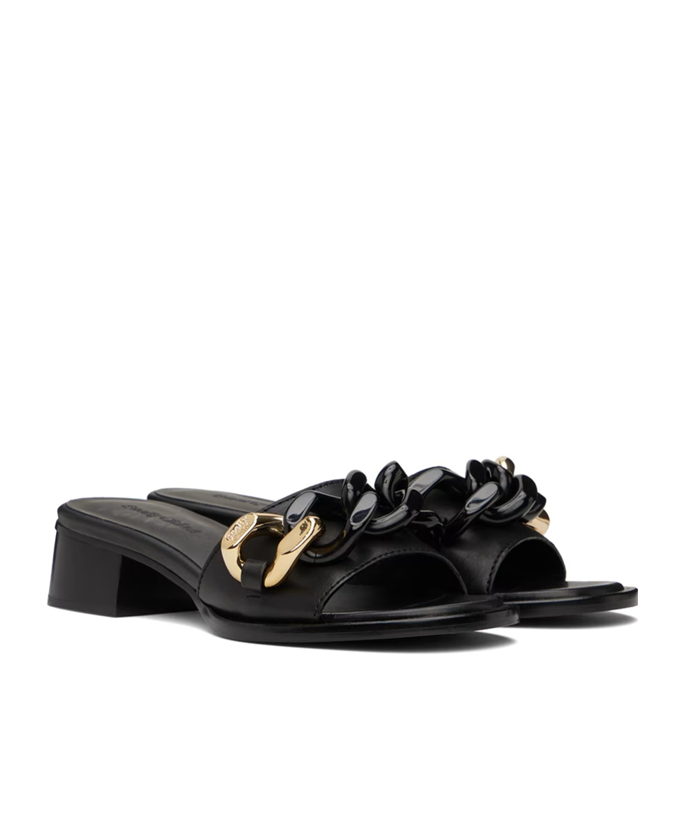 See By Chloé Monyca Horse String High-heeled Sandals In Black