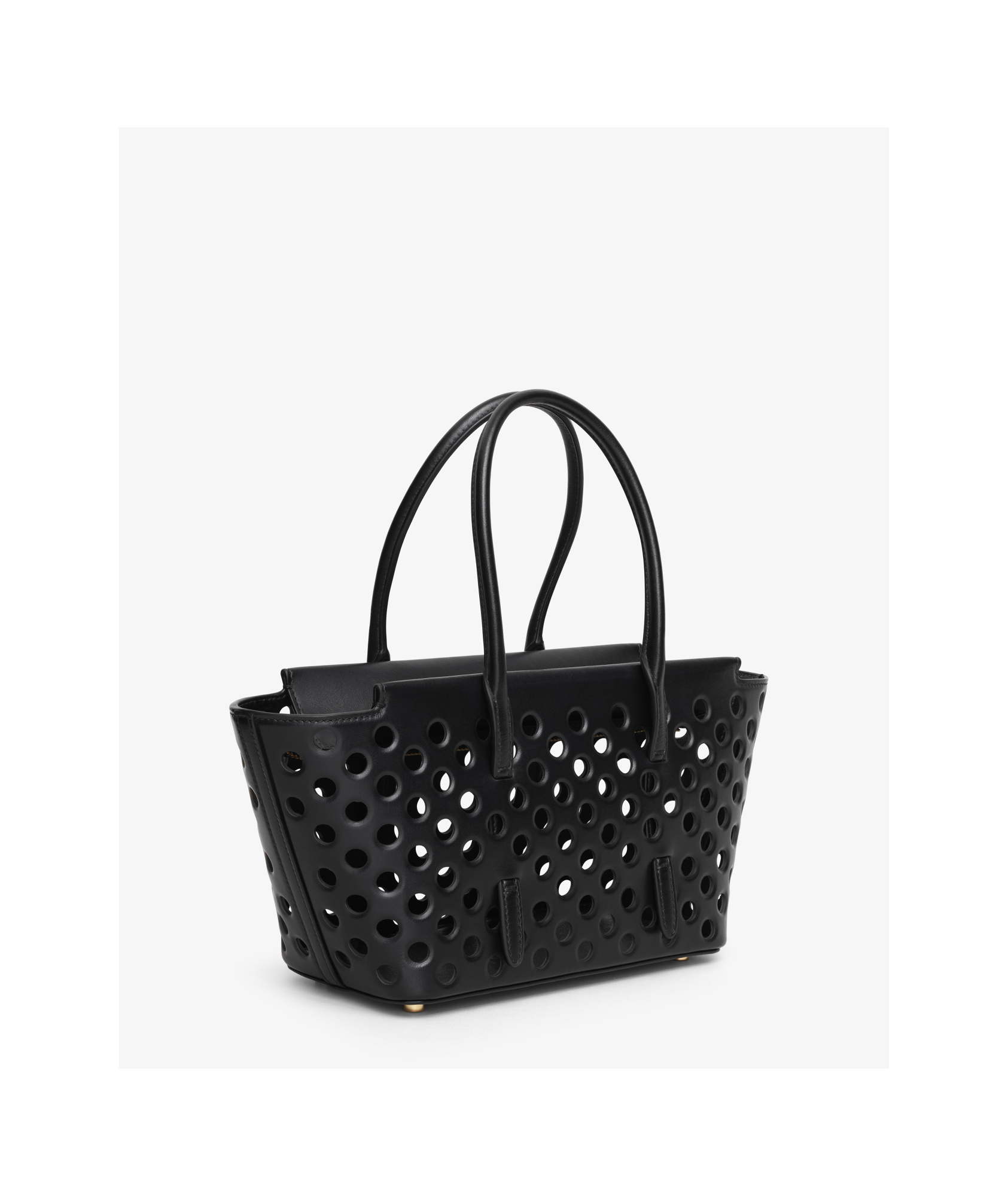 Alaïa Neo Mina 20 Shoulder Bag In Black