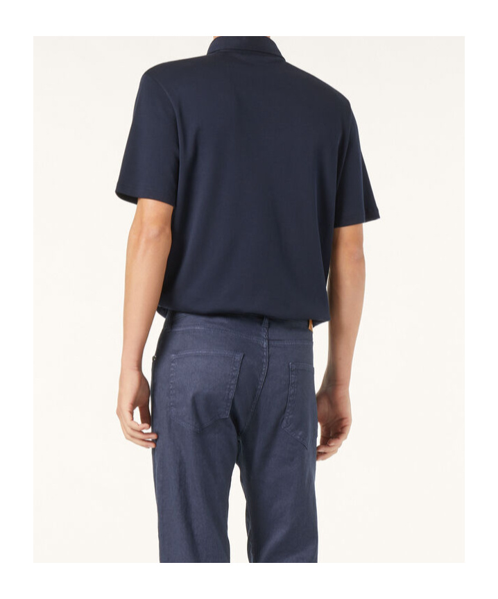 Loro Piana Short-sleeved Polo Shirt In Black