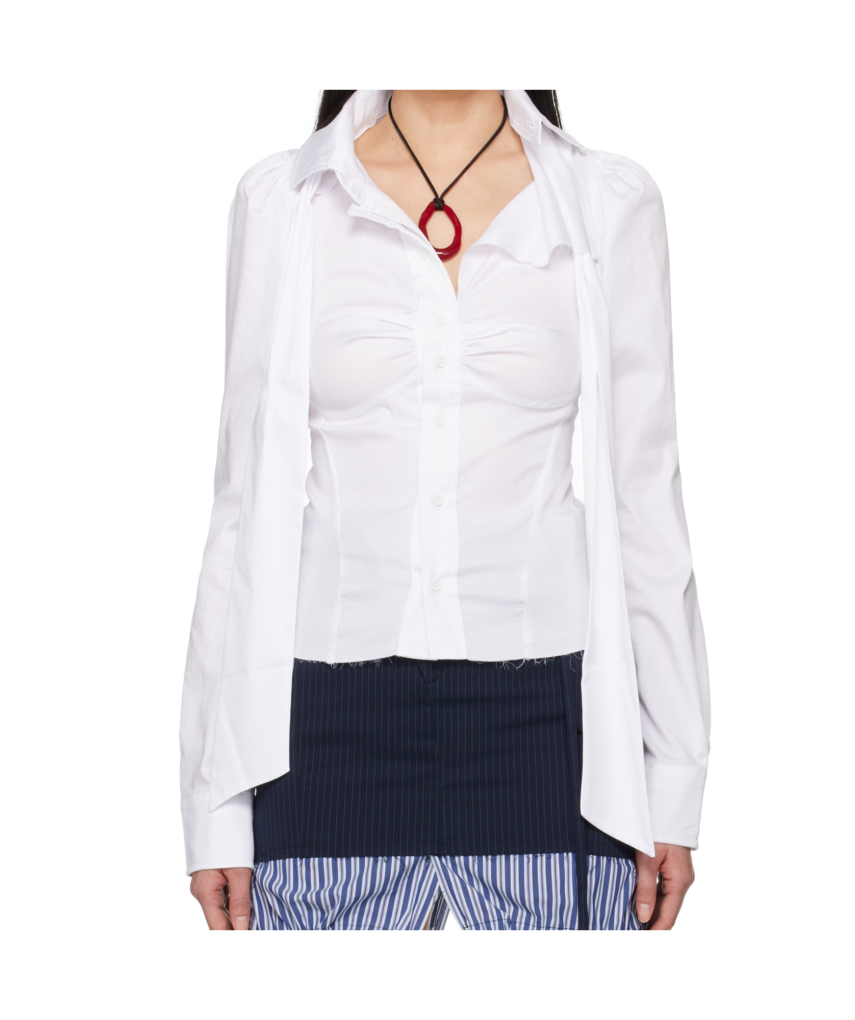 Ottolinger Long Sleeve Shirt In White