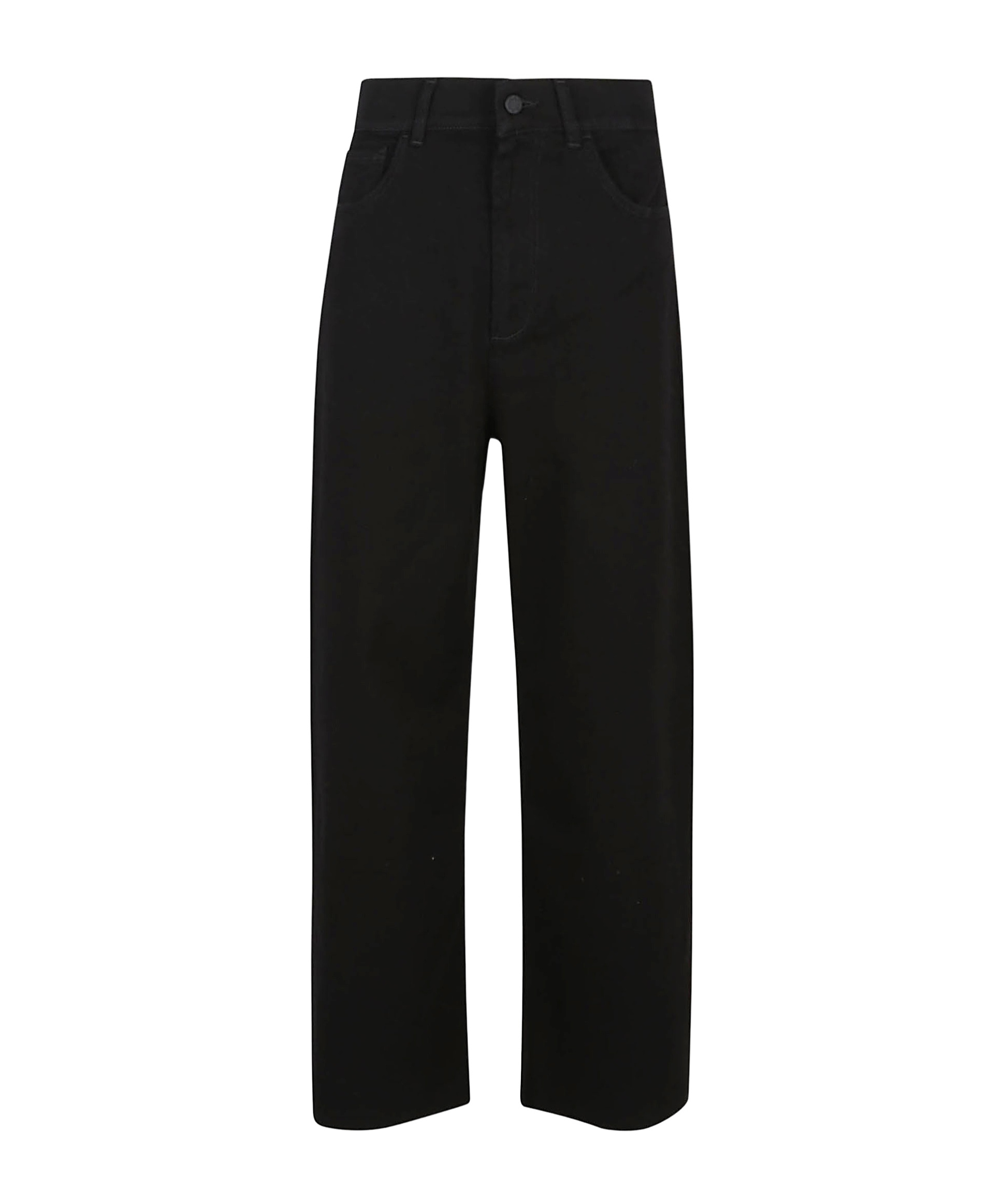 3x1 High-rise Straight Jeans In Black
