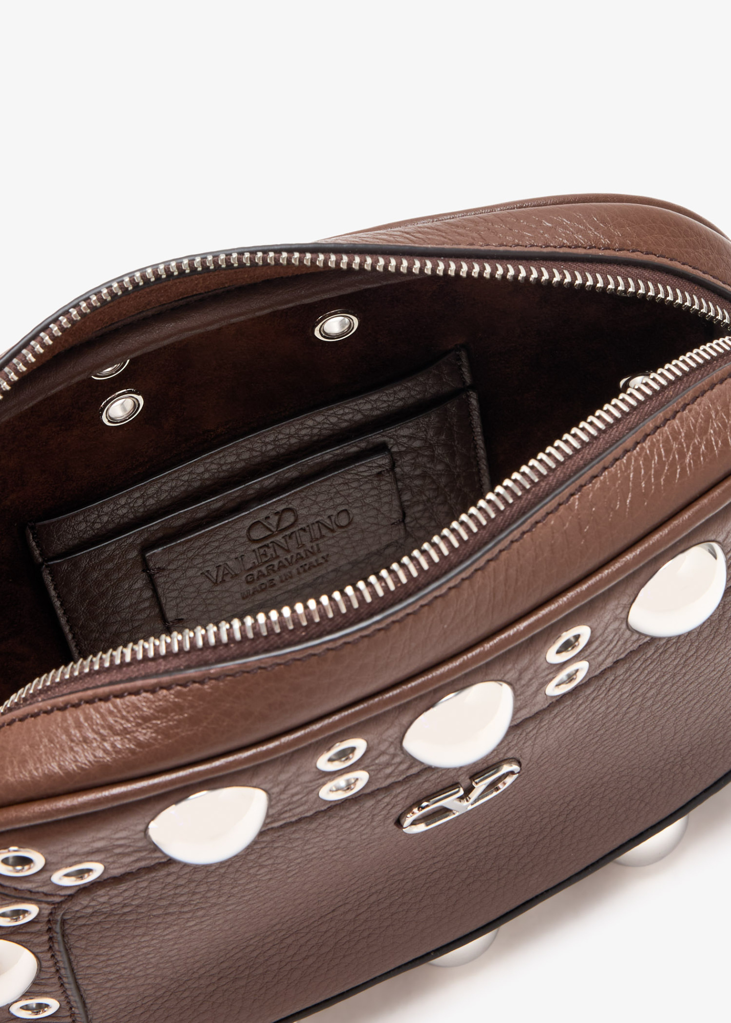 Valentino Nellcôte Vlogo Signature Zip-up Crossbody Bag