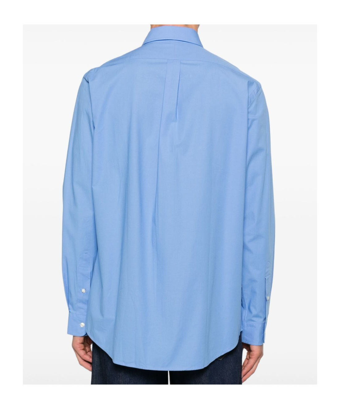 Polo Ralph Lauren Long-sleeve Cotton Shirt In Blue