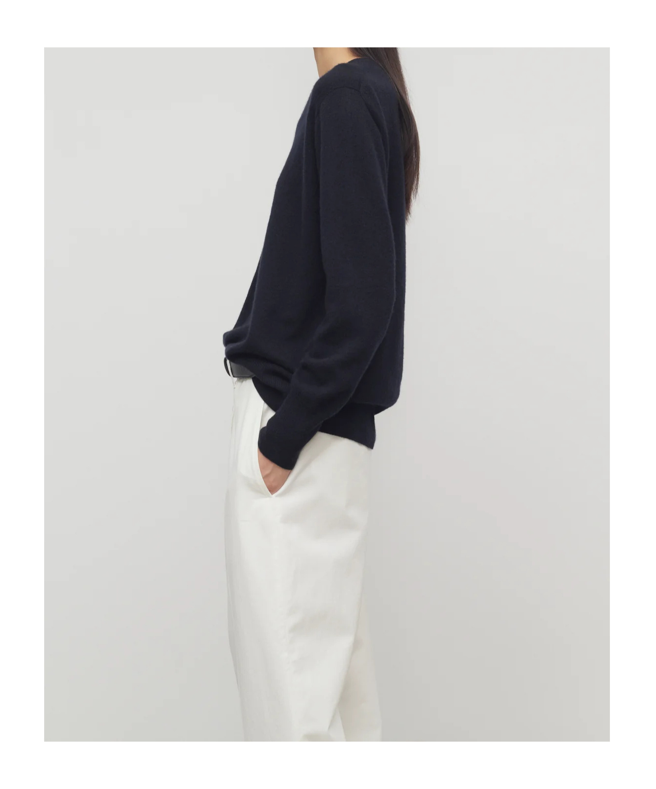 The Row Long-sleeved Sweater In Blue