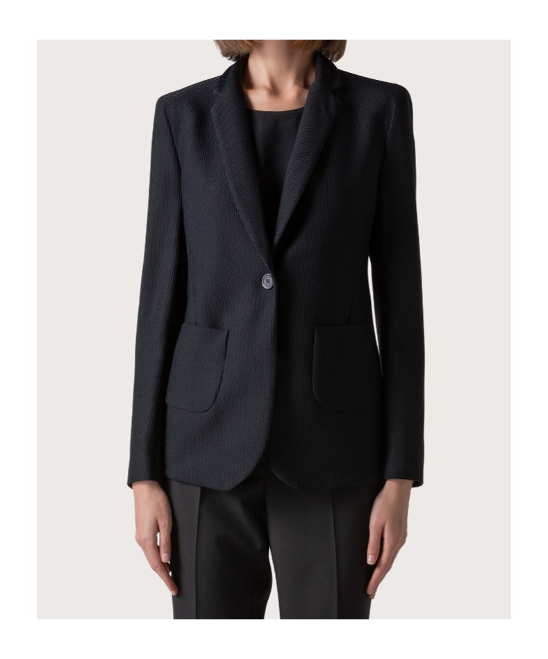 Seventy Black Single Breasted Jacket