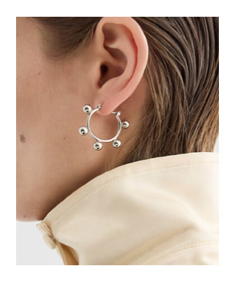 Jil Sander Earrings In Silver