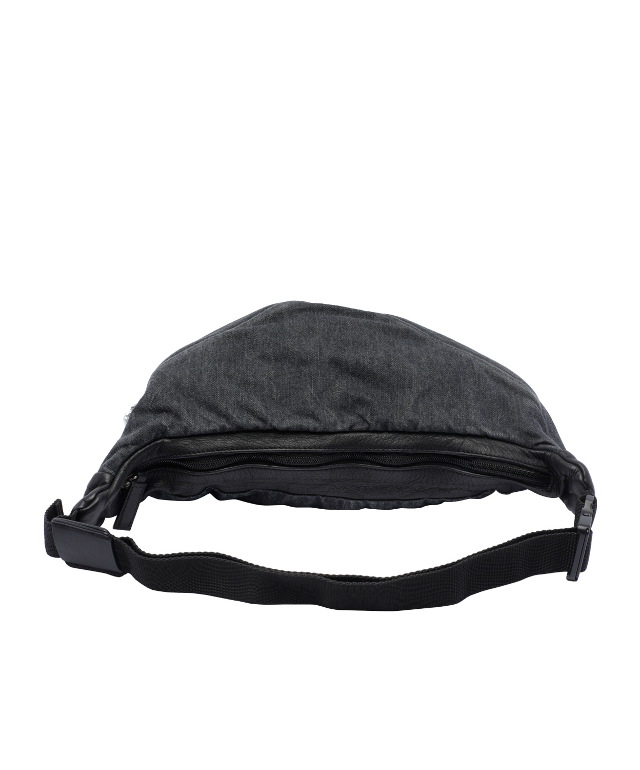 Vic Matie Zippered Shoulder Bag In Black