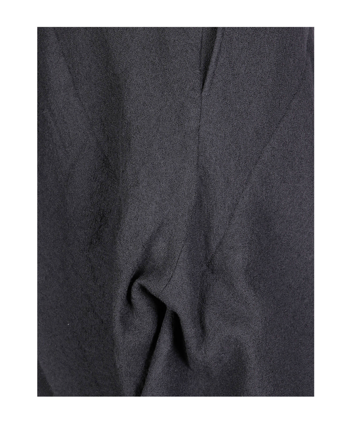 Yohji Yamamoto Tucked Stitched Asymmetric Midi Skirt In Black